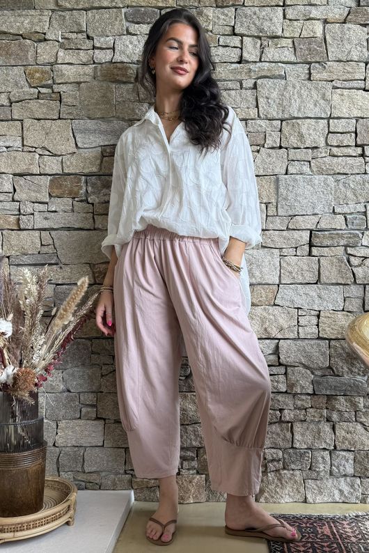 Jo Jo Quirky Classic Barrel Pant Antique Rose 